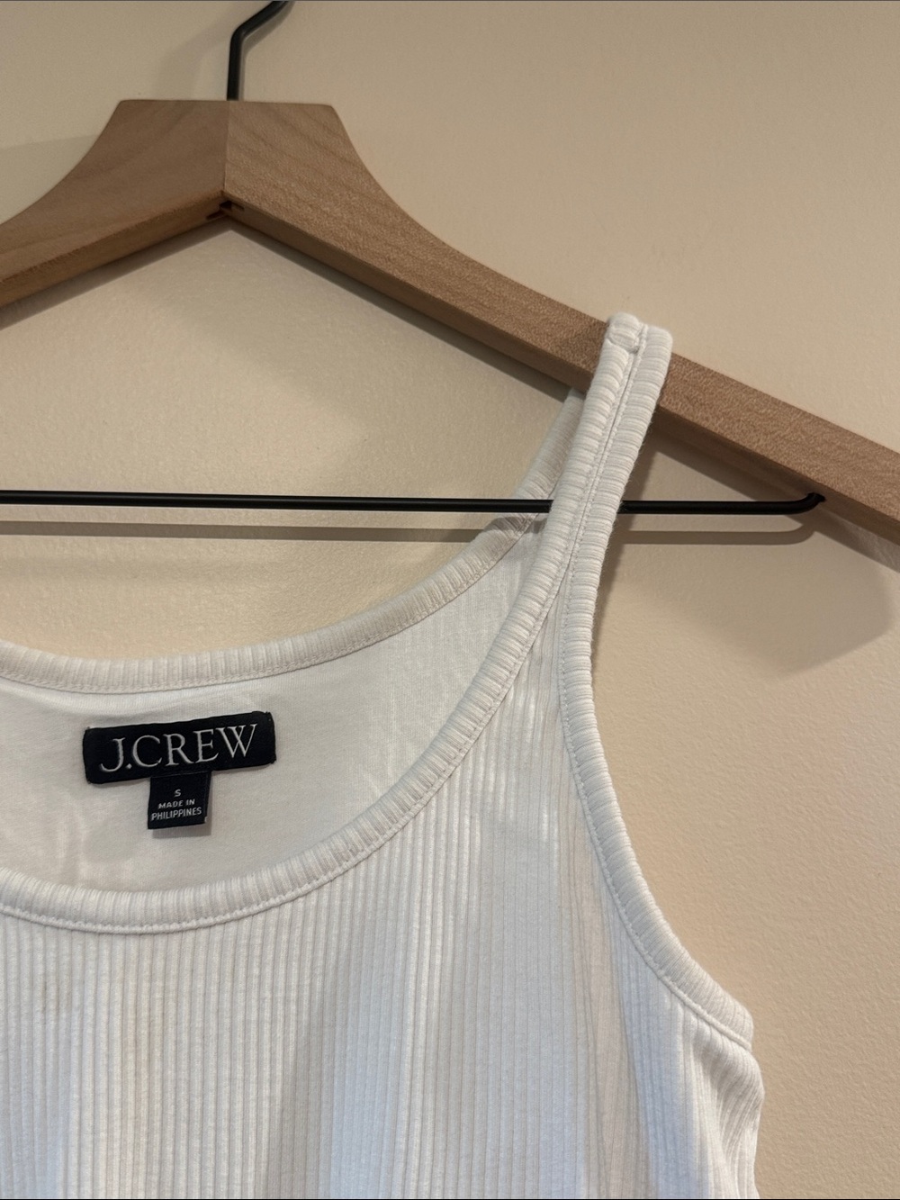 J. Crew Perfect Rib Scoopneck Tank Size S - Picture 4 of 6